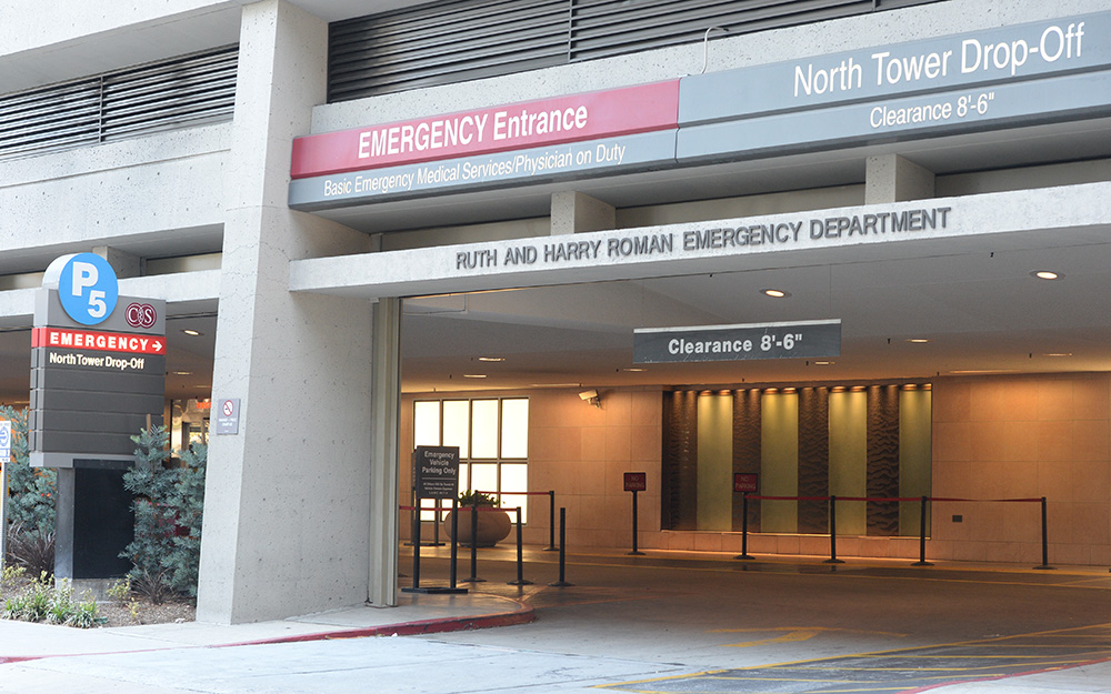 ER, Cedars-Sinai, Emergency Room, Los Angeles.